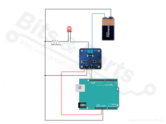 Current Meter/Ammeter + Voltage Meter 26V ±3.2A - INA219